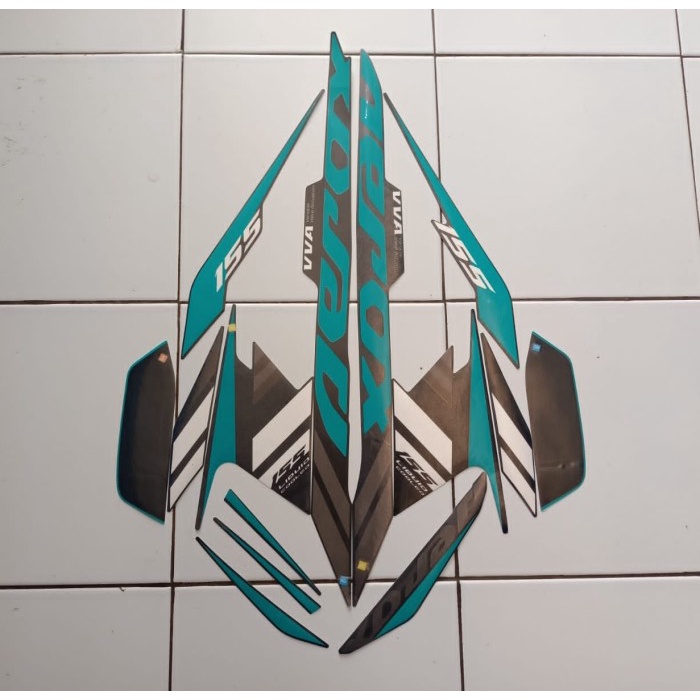 stiker striping yamaha aerox vva 155 2021 - Biru