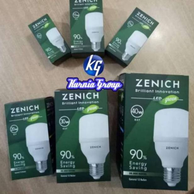 "GYM.18Oc22ν" LAMPU LED 20W MURAH KAPSUL ZENICH GREEN TERANG ISTIMEWA CAPSUL PUTIH 20 WATT E27