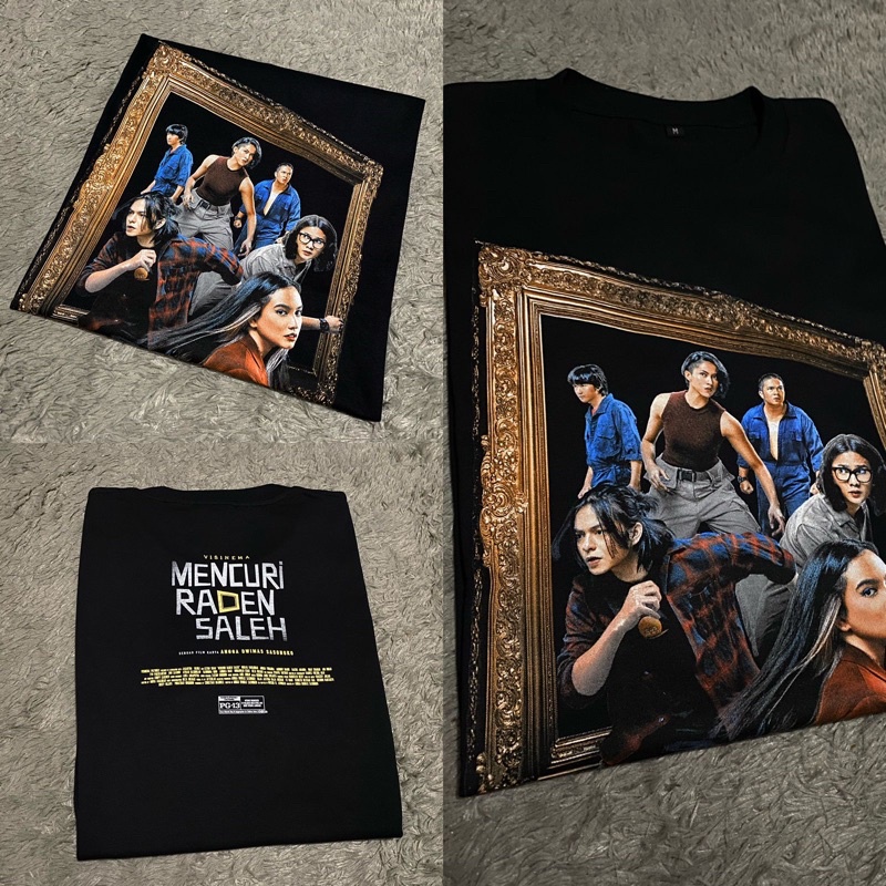Tshirt kaos official special mencuri raden saleh x sermorpheus size L heist kit mrs