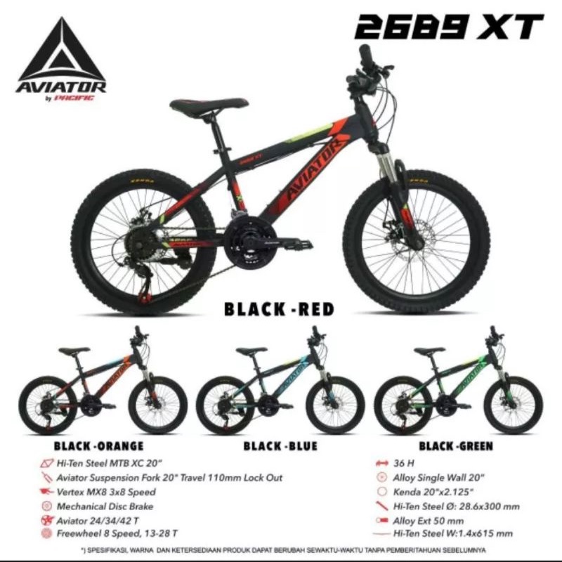 MTB 20 AVIATOR 2689XT 8SPD