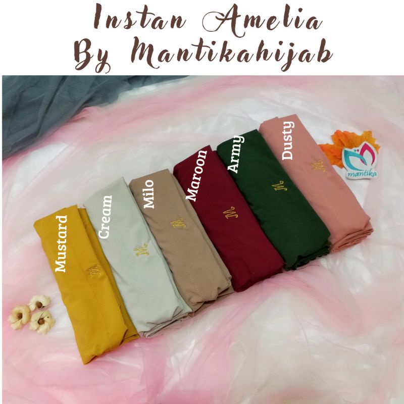 INSTAN AMELIA ORI MANTIKAHIJAB BERGO SYARI BERGO JERSEY BERGO NAZWA PADI WAHYU BY SHAFIRA HIJAB INSTAN NON PET