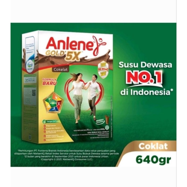 

ANLENE GOLD PLUS 640gr Vanila / Coklat . Exp.date: Des 2023. Packing : kardus