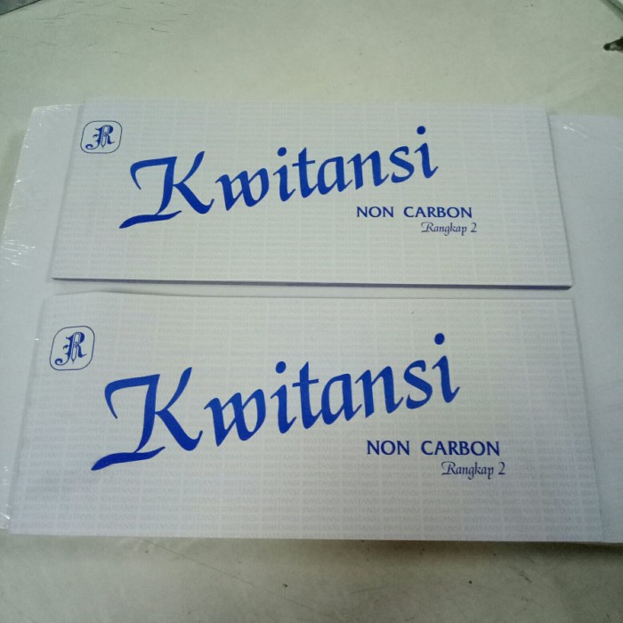 

murah Buku Kwitansi Panjang NCR 2 Ply ( Rangkap 2 )