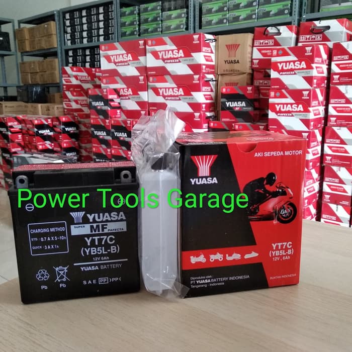 AKI MOTOR YUASA YT7C YB5LB AKI KERING YT7C / GM5Z AKI MOTOR YAMAHA JUPITER MX MIO SPORTY VEGA AKI BA