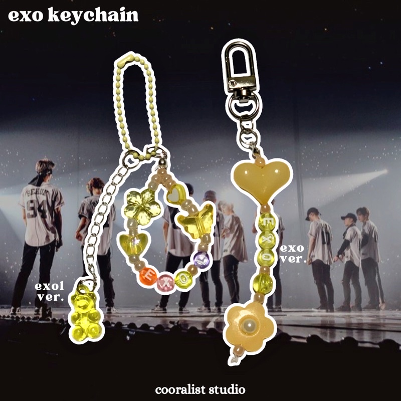 EXO keychain / gantungan kunci beads aesthetic