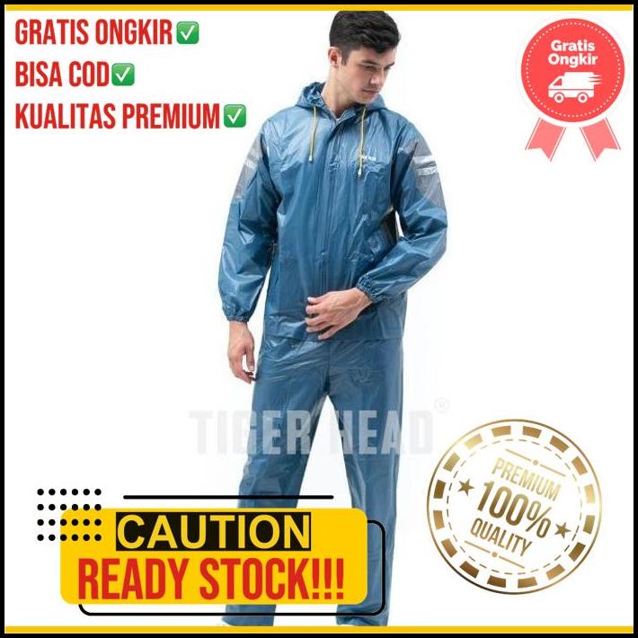 Tiger Head Jas Hujan Setelan Stretch Axelo 68279