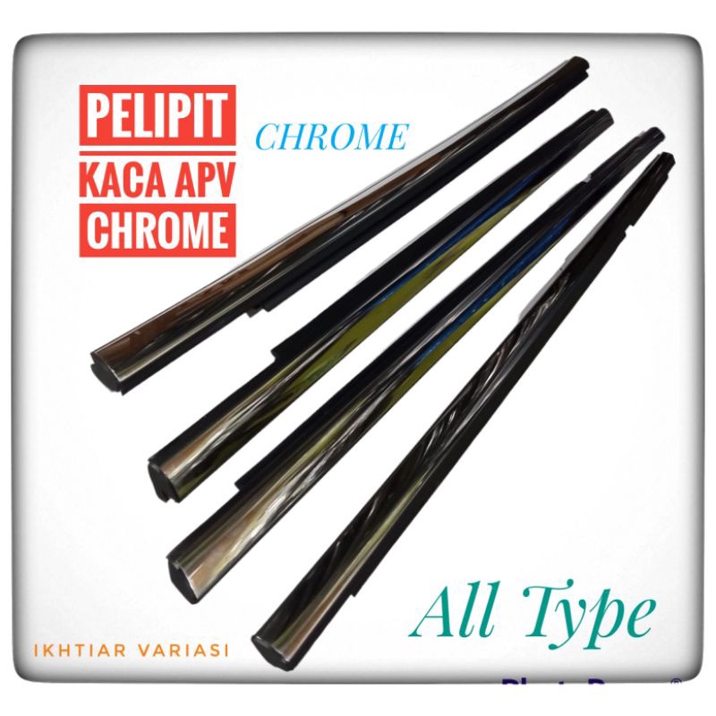 List kaca APV 2004 Up Pelipit Kaca APV Chrome Pelipit Kaca APV Luxury  Chrome Original