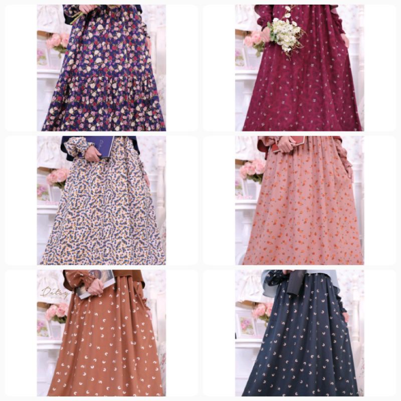 DITSY OKTOBER AIRIL WINE AYSHILL VANILLA TWYLA NAVY TWYLA YELLOW KALMIO BROWN APPLE CHOCO RAINBOW CH