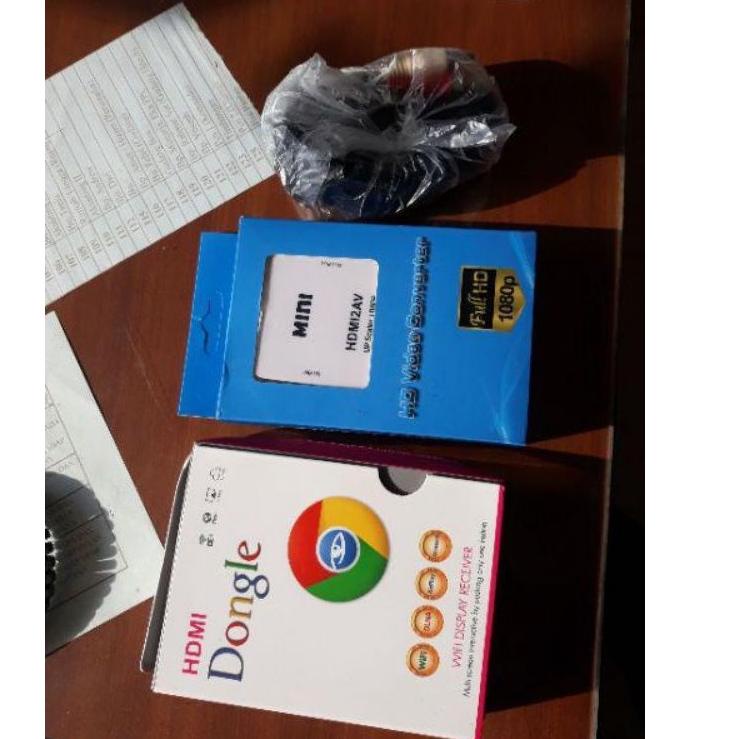 Super Bintang Hdmi2av paket hemat 3 in 1 untuk tv tabung LED dll.