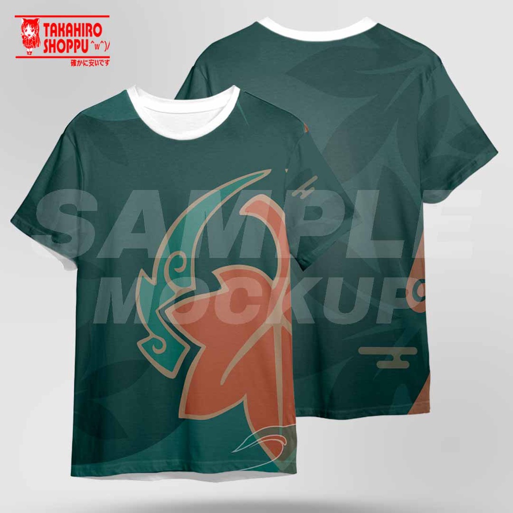 T-shirt/Baju/Kaos Full Print GENSHIN IMPACT KAZUHA