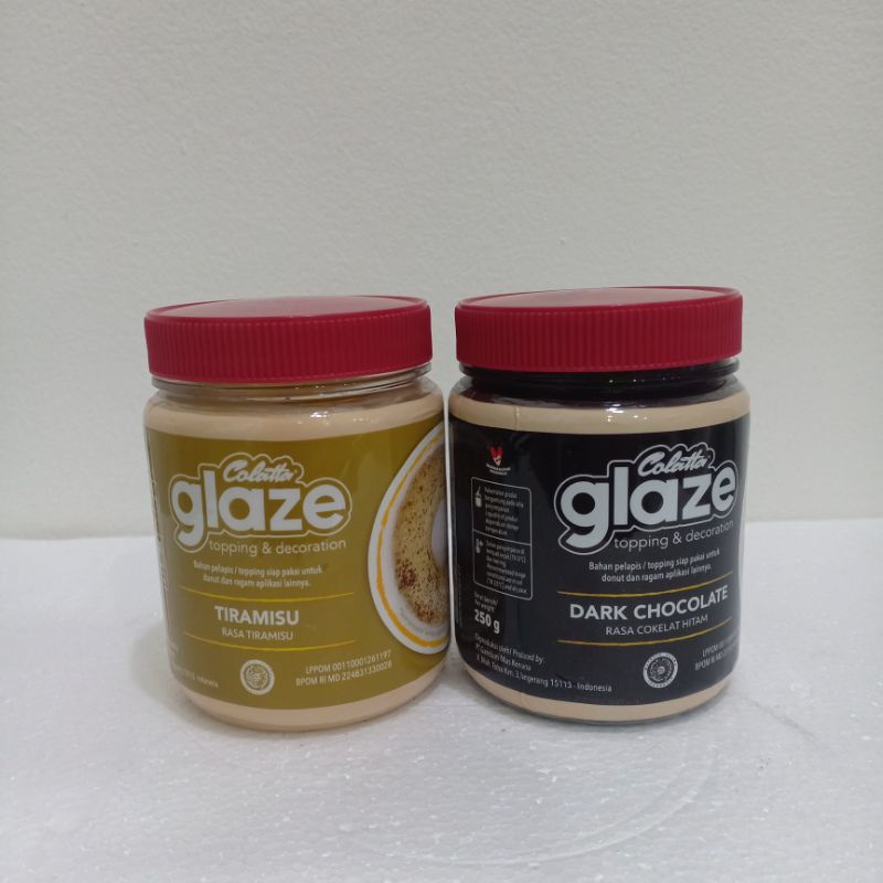 

COLATTA GLAZE DARK CHOCOLATE | TIRAMISU 250GR