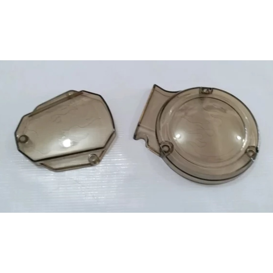 Cover bak kopling rx king tutup maghnit rx king tutup pompa oli rk king transparan cover mesin king