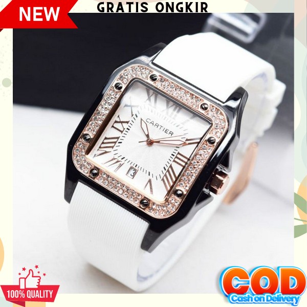 Jam Tangan Perempuan Anti Air Bisa Cod Terbaru Terlaris Wanita Keren Best Seller Waterproof Cewek Jm
