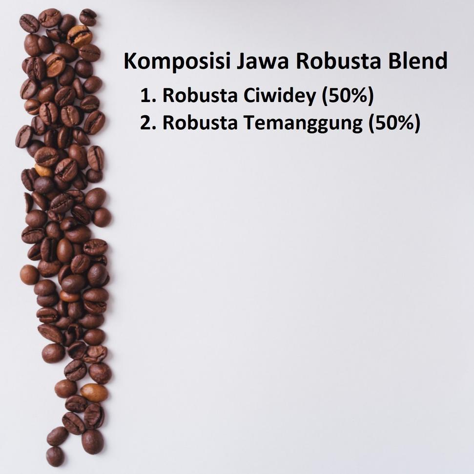 

COD Kopi JAWA ROBUSTA HOUSE BLEND Indonesia 250 GRAM by Bere Beans Biji Bubuk Coffee Beans Coffe Bean !