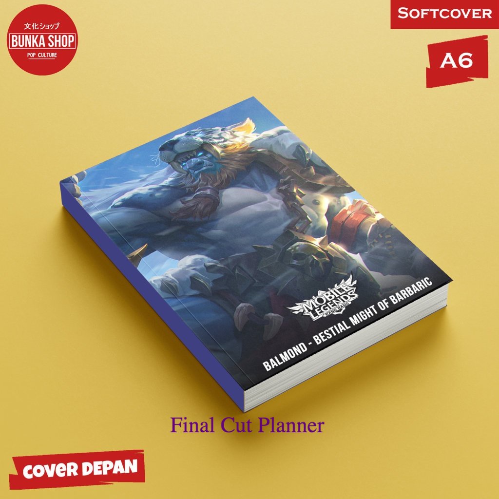 

Pocket Note Mobile Legends Bestian Might Of Barbaric Softcover A6 Buku Tulis Catatan Notes Agenda Planner Jurnal