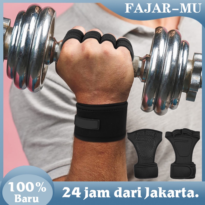 1 Pasang Sarung Tangan Gym Sarung Tangan Fitness Sarung Tangan Gym Pria Anti Slip Glove