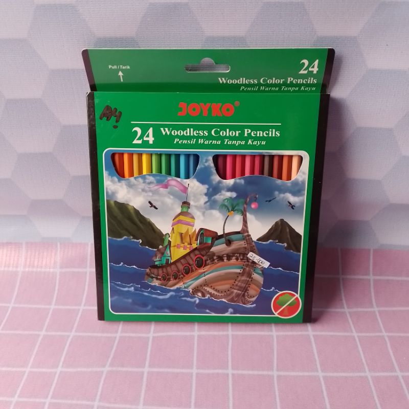 

Pensil Warna Joyko Woodless Color Pencils