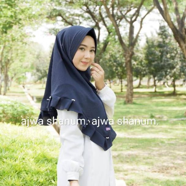 Khimar mutia/ khimar rempel mutiara ajwa shanum ▫ SUR.18Oc22ᵁ