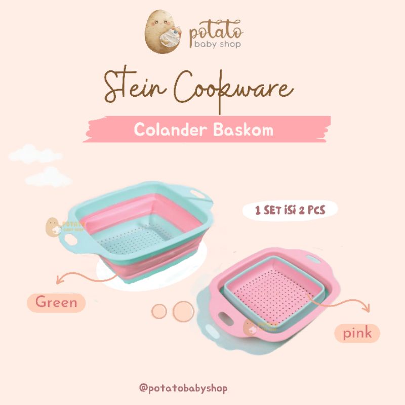 Stein Cookware - Colander Baskom ( Baskom Peniris )