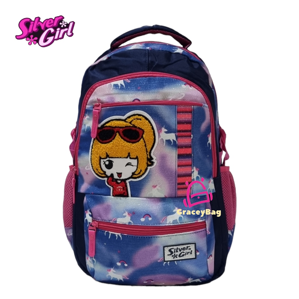 GB-71895E Tas Ransel Anak Perempuan / Remaja Silvergirl