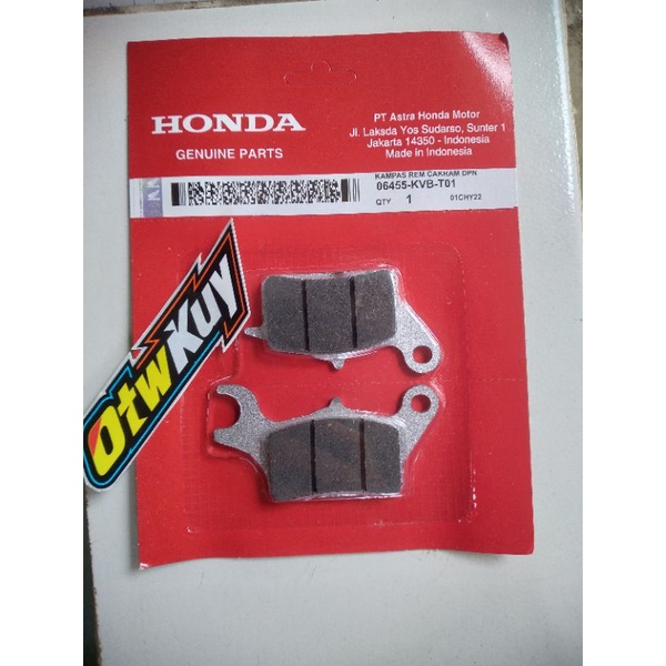 Kampas Rem Depan Dispad Depan BEAT Fi SCOOPY Fi VARIO SPACY BEAT NEW STRET VARIO 110 /125/150 OLD