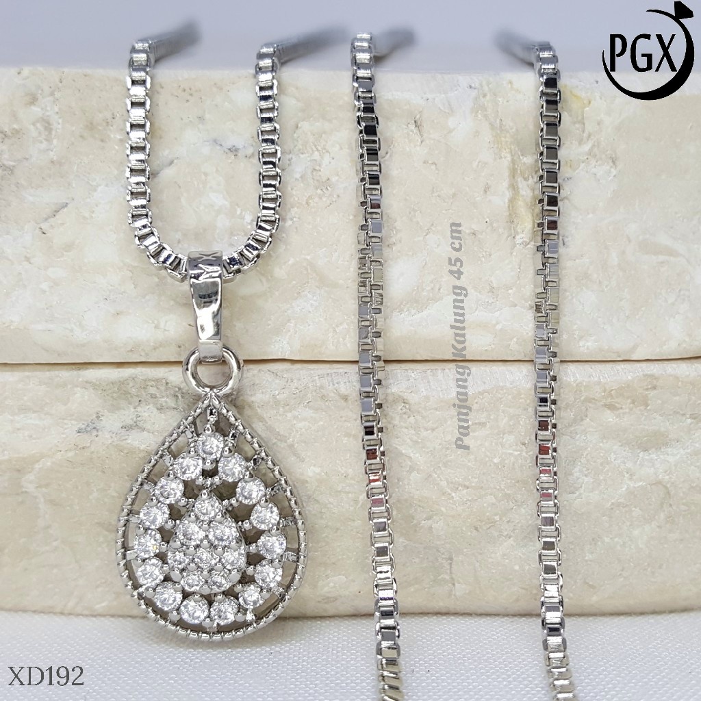 PGX Kalung Wanita Xuping Aksesoris Fashion Perhiasan Lapis Emas XD192