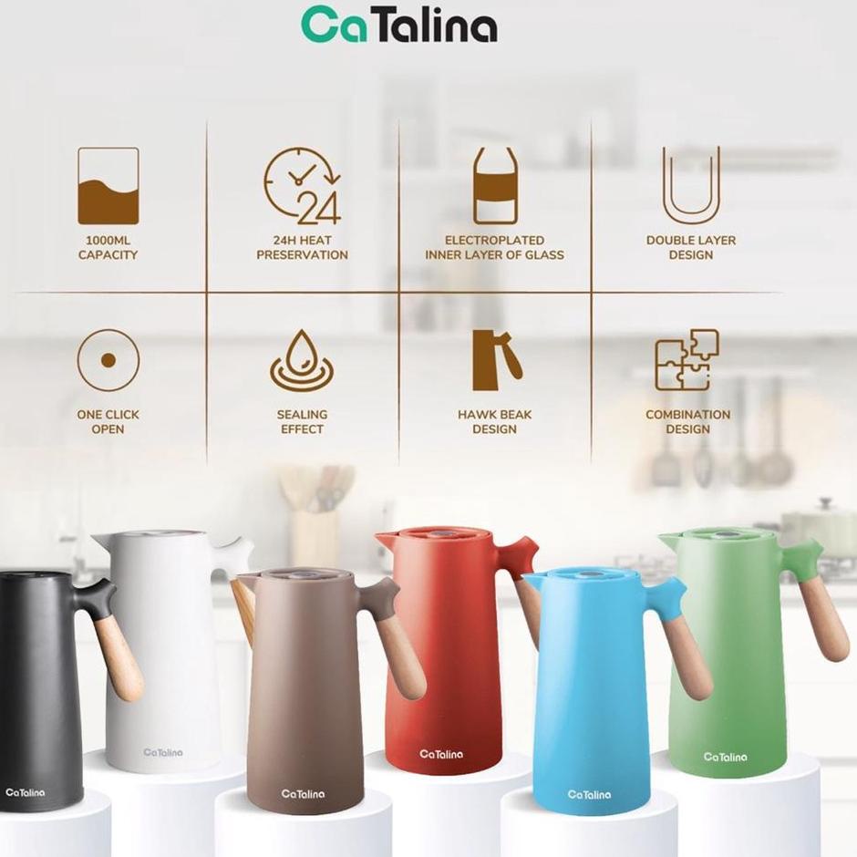 Recomended CaTalina Termos Air Panas 1 Liter Teko Air Panas