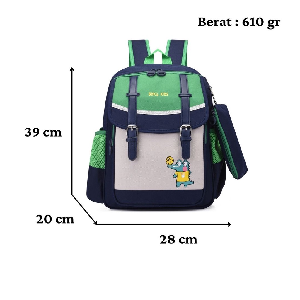 [MTOYS] Tas Ransel Anak Sekolah Motif lucu dan Imut Warna Cerah Kualitas Import Premium -M0207