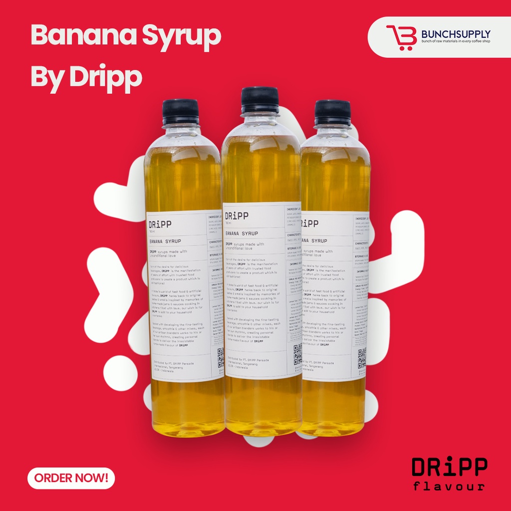 

DRIPP BANANA SYRUP 750ml - Bunch Supply Bekasi