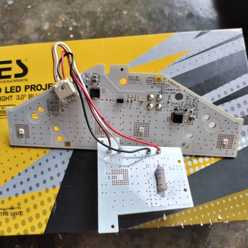 PCB LAMPU DEPAN HONDA SCOOPY FI 2017 2018 2019 RING 12