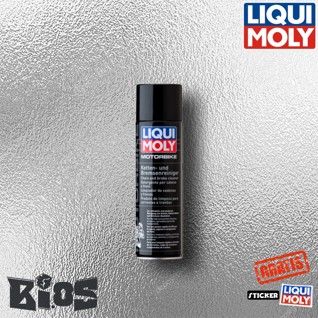 LIQUI MOLY MOTORBIKE CHAIN BRAKE CLEANER 500ML PELUMAS RANTE/RANTAI ORIGINAL 100%