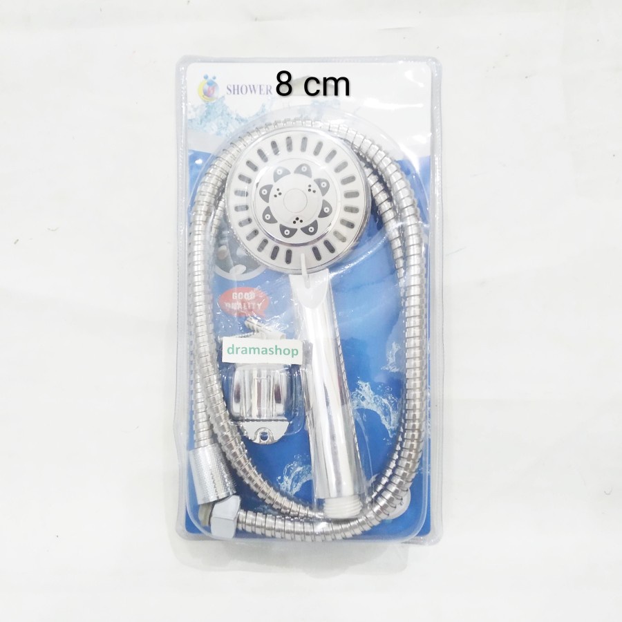 Shower set chrome set kepala kecil