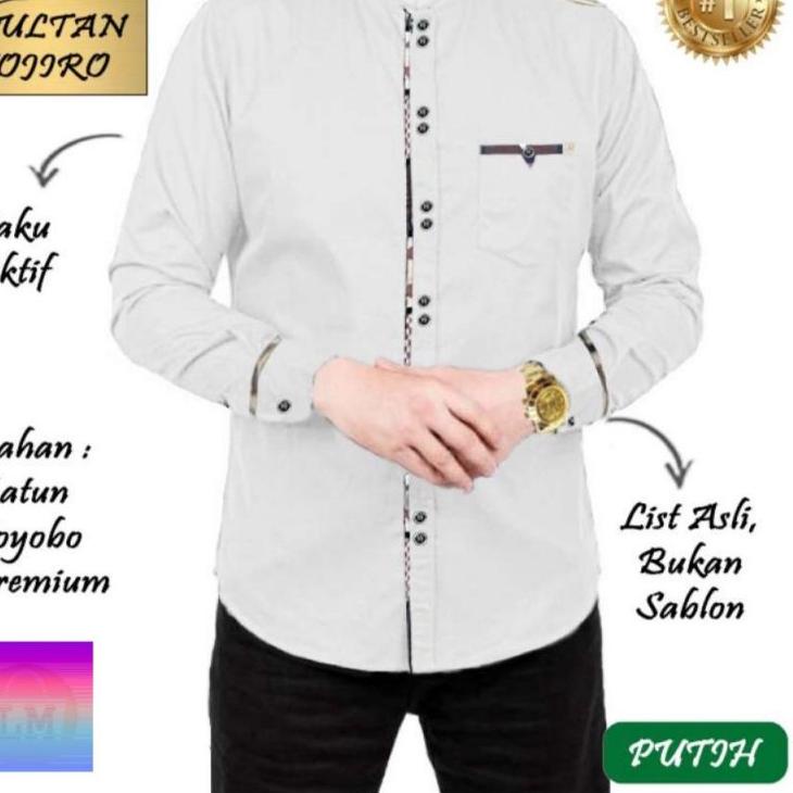 EXCLUSIVEUFC - SULTAN TOJIRO Baju Koko Pria TERBARU 2021 Lengan Panjang SULTAN TOJIRO, terbaik dan t