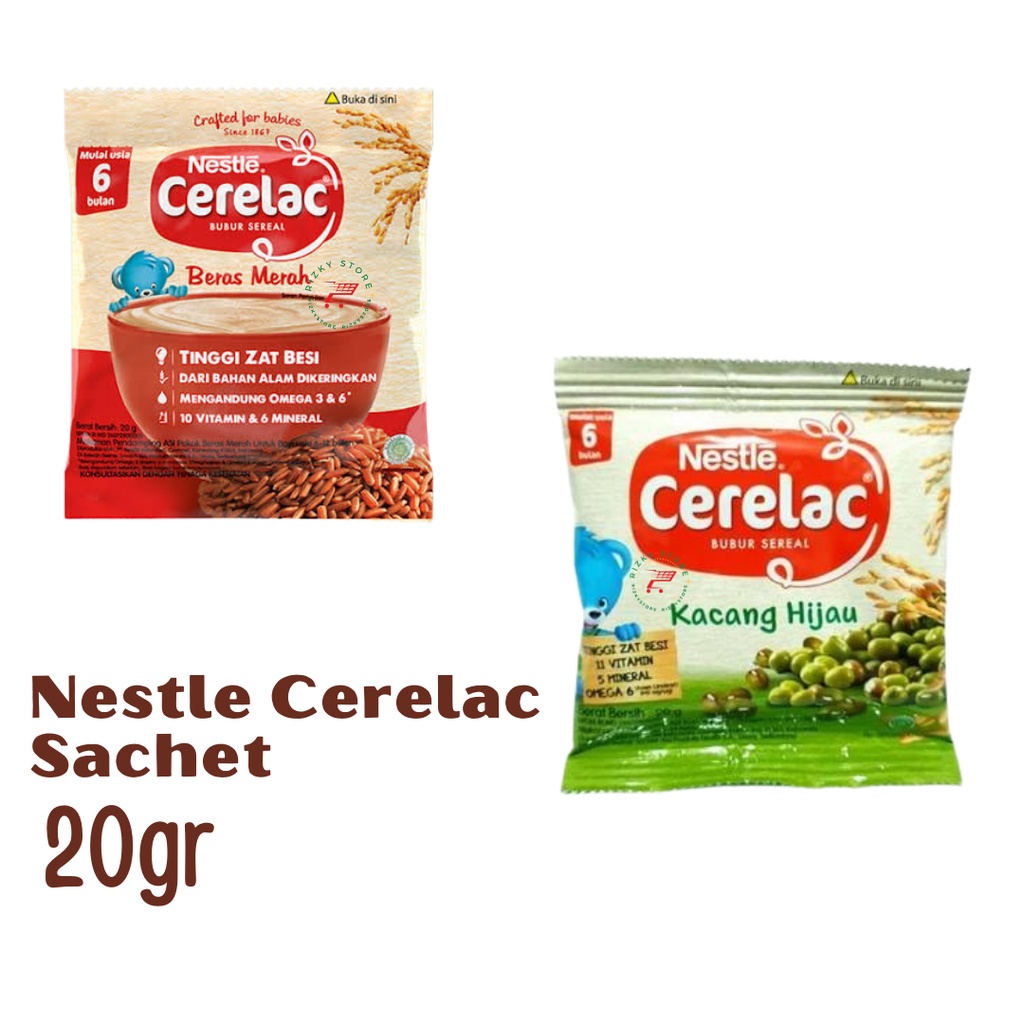 NESTLE CERELAC BUBUR BAYI INSTANT KEMASAN SACHET 20 GR