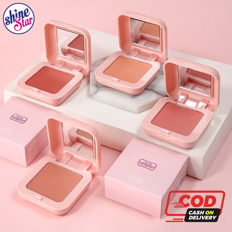 SHINE STAR - Lameila Blush On 6 Colour Palette Matte Anti Air dan Tahan Lama (COD)