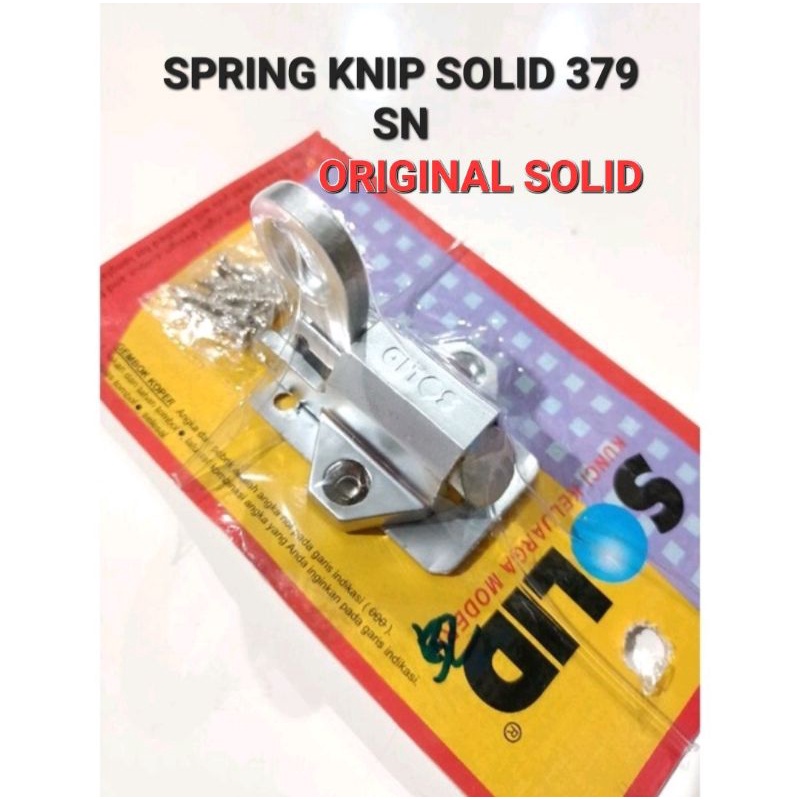 Kunci Jendela SOLID / Grendel Kodok / Spring Knip SOLID 379