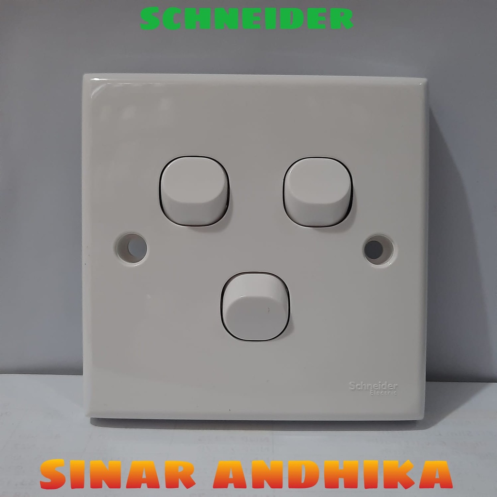 SAKLAR 3 GANG 1 ARAH S-CLASSIC SCHNEIDER E33/1/2AR