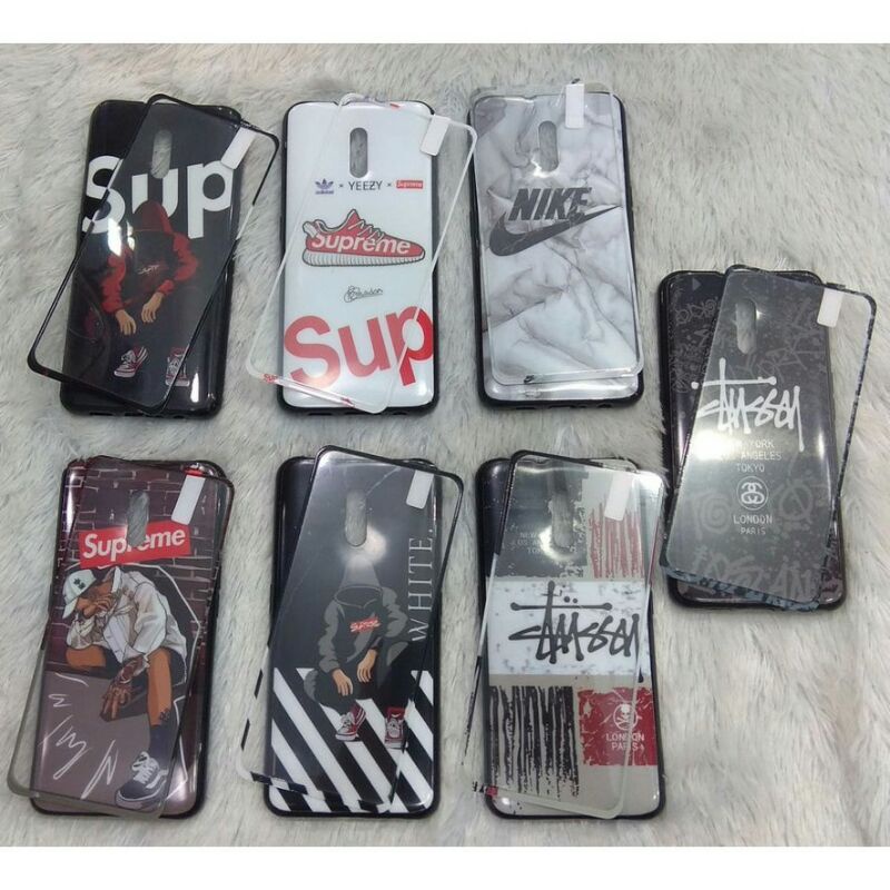 Soft Case + TG CASE FREE ANTIGORES SILIKON Oppo RENO, RENO 10X ZOOM