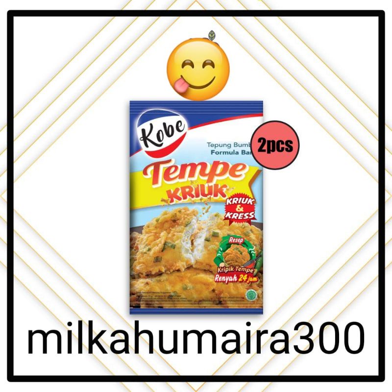 

KOBE TEPUNG BUMBU TEMPE KRIUK 2PCS