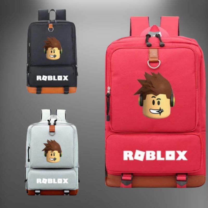 ROBLOX_Tas Sekolah Anak Laki Laki Sd dan Tk Backpack Ransel Cowok Cewek Backpack Sekolah Kuliah Ker