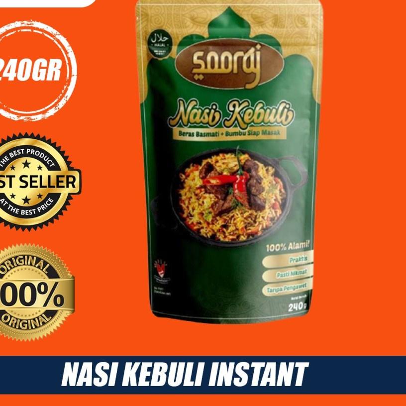 

Belanja Mantap--M&G Nasi Kebuli Instan 240gr, Beras Basmati dengan Bumbu Siap Masak