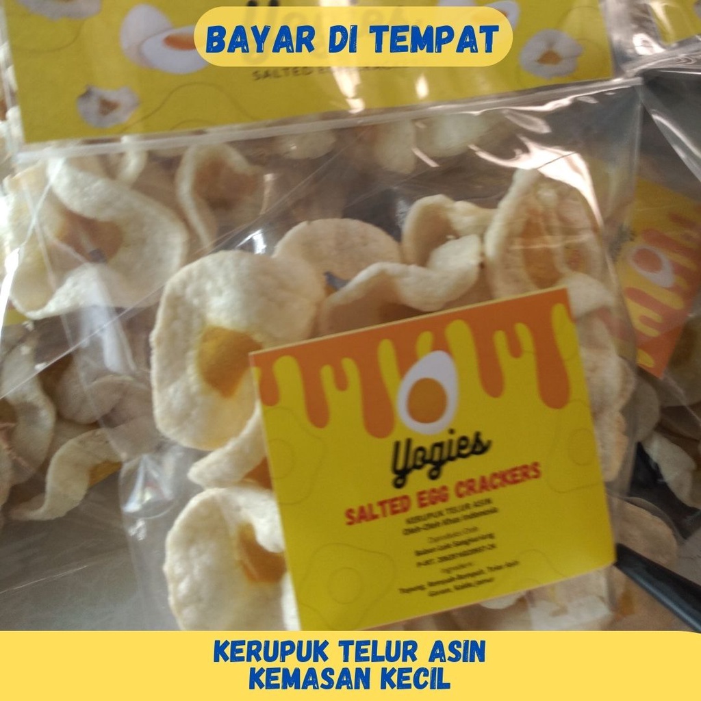 

DISTRIBUTOR KERUPUK TELUR ASIN BANDUNG - ORIGINAL - KEMASAN 100 GRAM - 50 GRAM