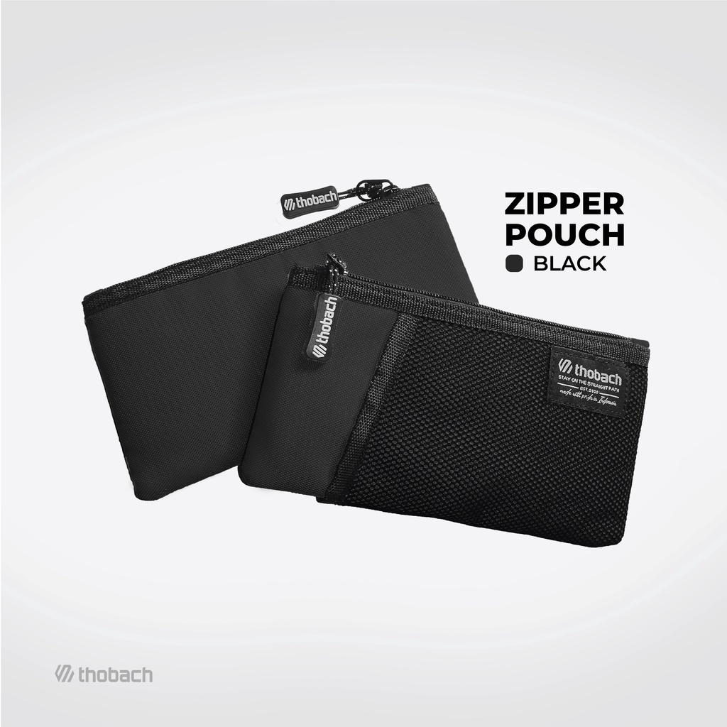 THOBACH - POUCH BAG ZIPPER DOMPET UANG DOMPET KUNCI DOMPET HANDPHONE