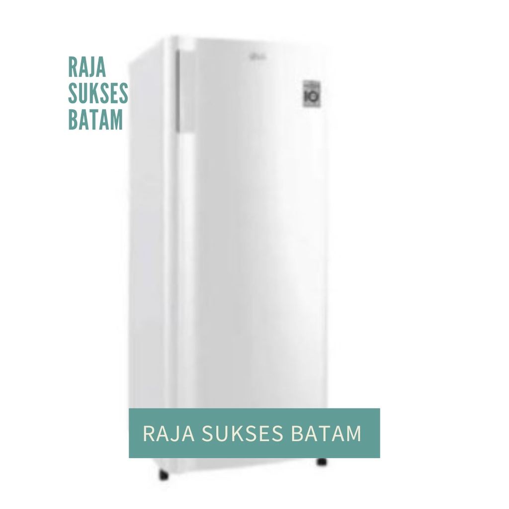 LG GN-INV304SW FREEZER 1 PINTU 6 RAK INVERTER COMPRESSOR batam