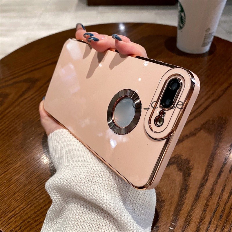 Casing Soft Case TPU 6D Mewah Shockproof Untuk iPhone 7 Plus / XS / XR / XS MAX