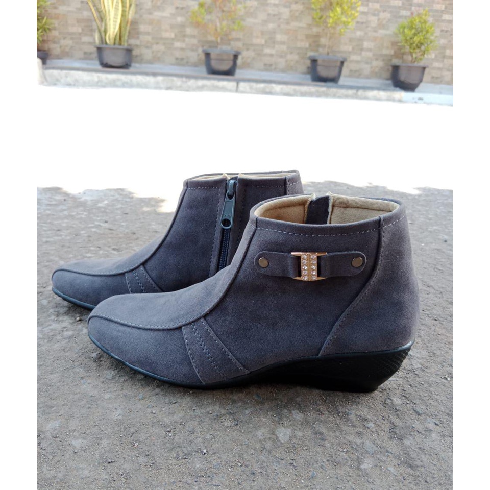 sepatu boots wanita terbaru ASCHO a04