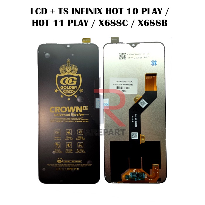 LCD INFINIX HOT 10 PLAY / HOT 11 PLAY FULLSET TOUCHSCREEN