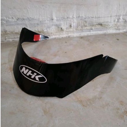 spoiler helm nhk r6 hitam glossy