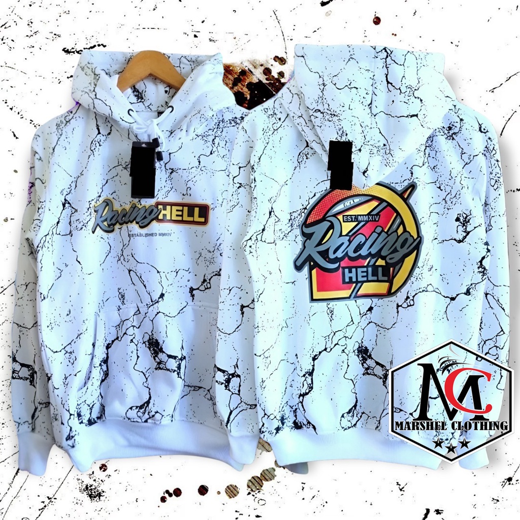 RCL - JAKET SWAETER FLACEE RACINGHELL PRIA WANITA UNISEX ALL SIZE - JAKET SWEATER MURAH RACING HELL