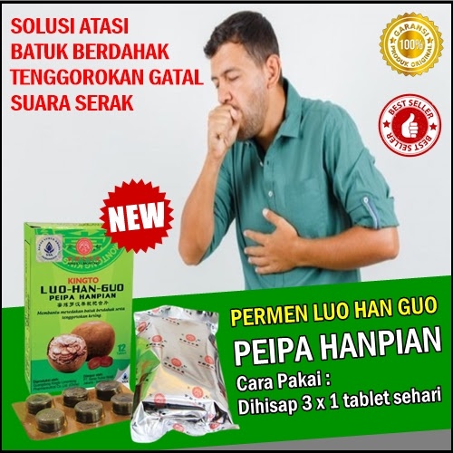 Luo han guo peipa hanpian - permen obat batuk lo han kuo